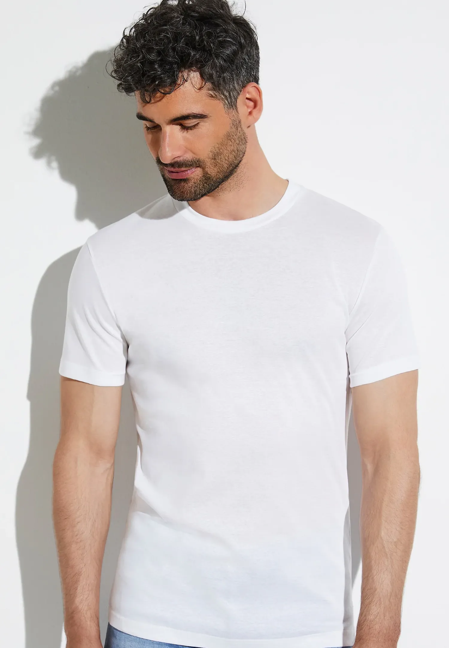 Zimmerli T-Shirts>Businessclass Shirtkurzarm-White