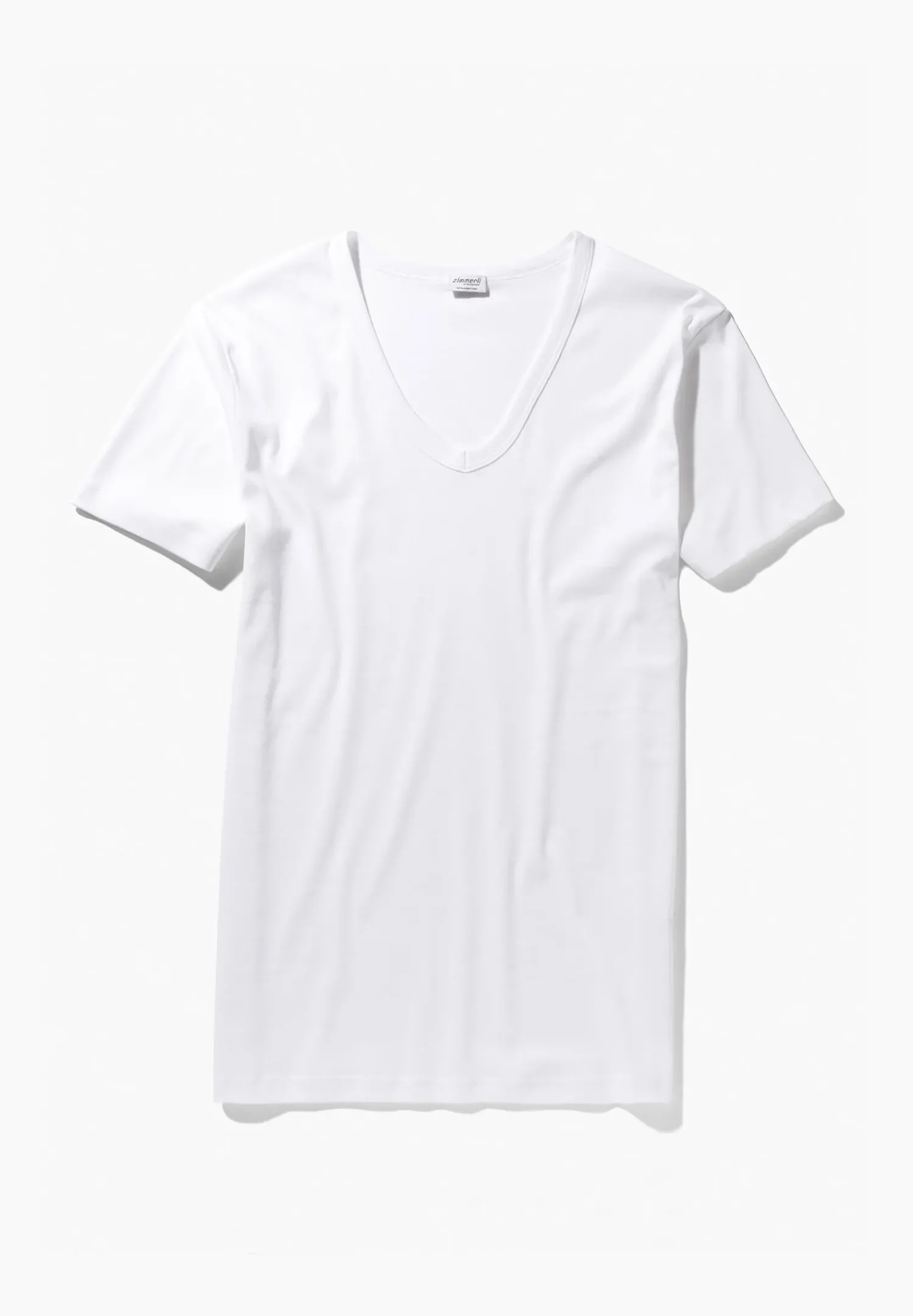 Zimmerli T-Shirts>Businessclass Shirtkurzarmv-Ausschnitt-White