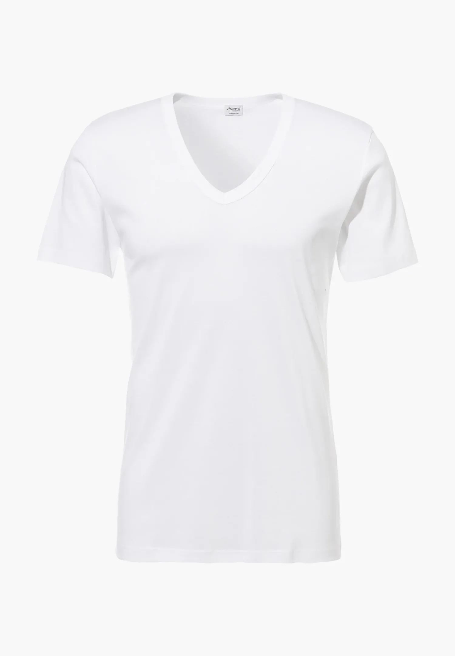 Zimmerli T-Shirts>Businessclass Shirtkurzarmv-Ausschnitt-White