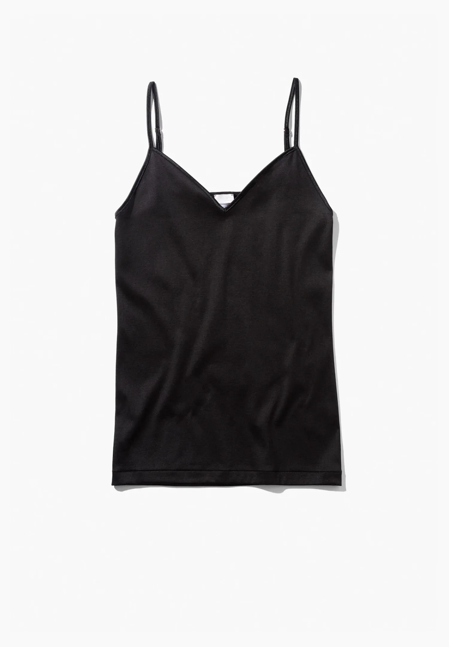 Zimmerli Spaghetti Tops>Cottondeluxe Black