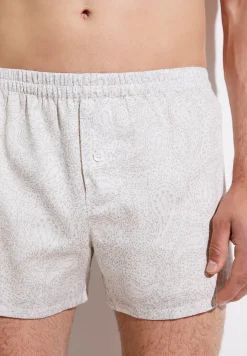 Zimmerli Boxershorts>Cottonsateenprint Paisleysand