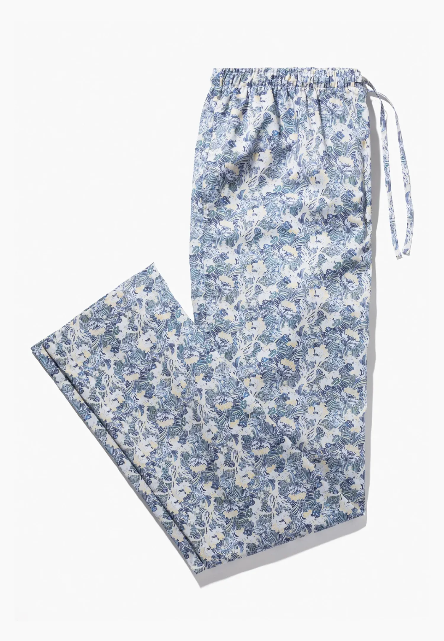 Zimmerli Hosen>Cottonvoileprint Yellow-Blue