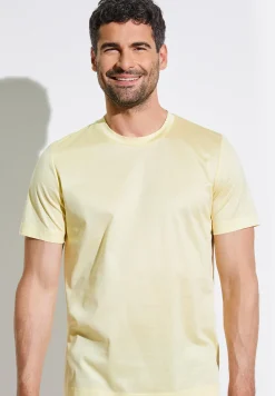 Zimmerli T-Shirts>Filodiscozia Shirtkurzarm-Yellow