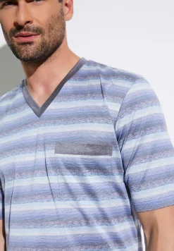 Zimmerli Pyjamas>Filodiscozia Skystripes