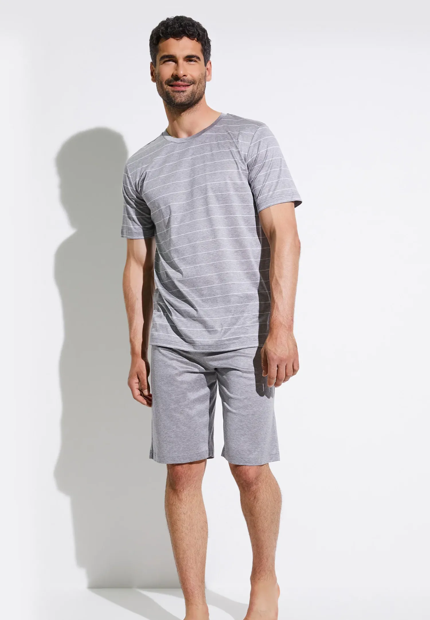Zimmerli Pyjamas>Filodiscoziastripes Lightgrey