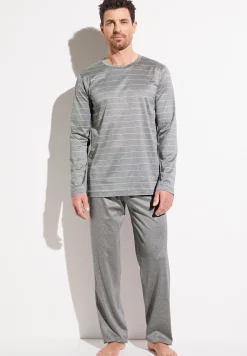Zimmerli Pyjamas>Filodiscoziastripes Lightgrey