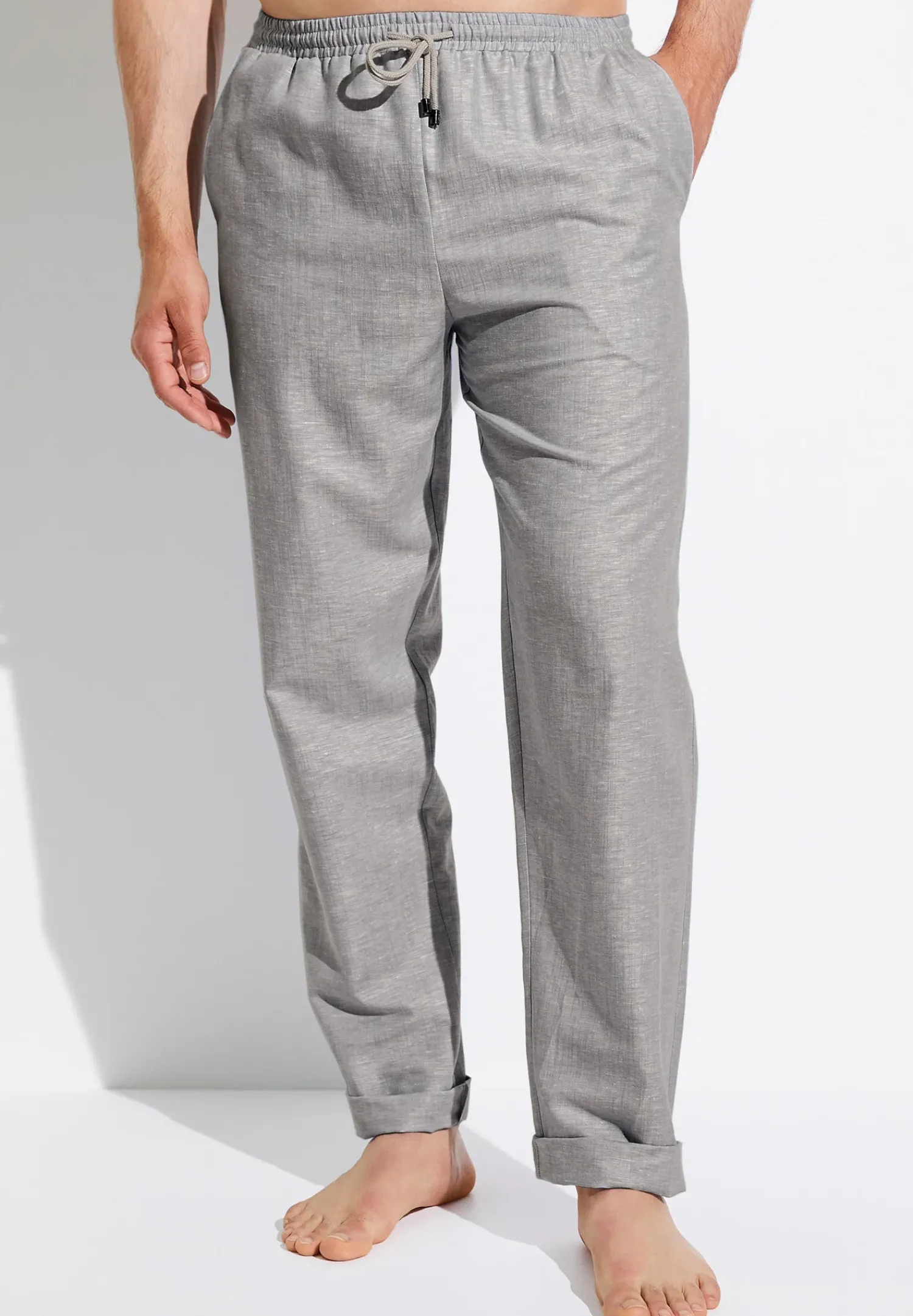 Zimmerli Hosen>Linenblend Greystone