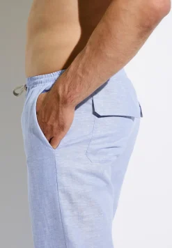 Zimmerli Hosen>Linenblend Lightblue