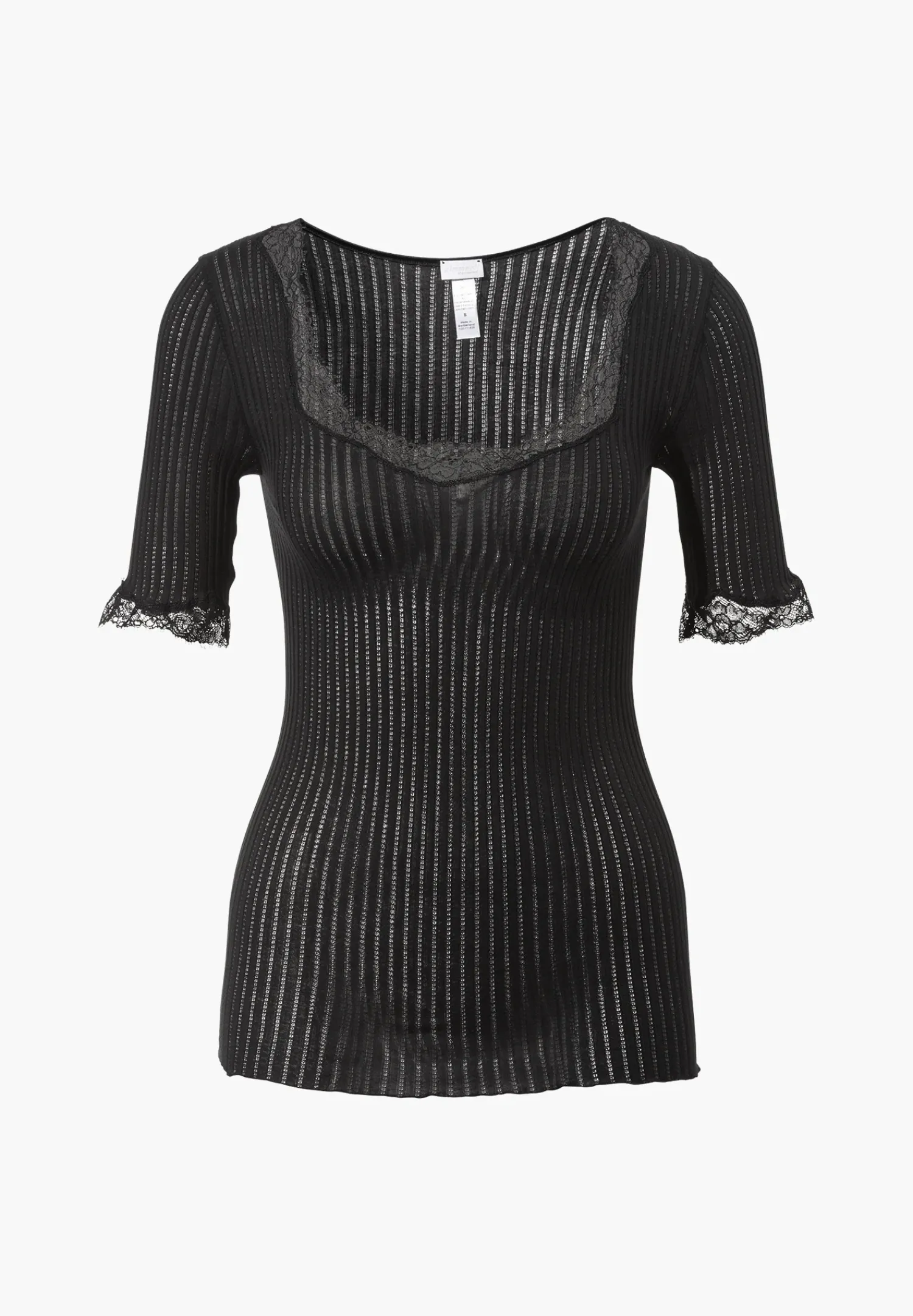 Zimmerli T-Shirts>Maudeprive Shirtkurzarm-Black