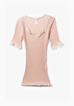 Zimmerli T-Shirts>Maudeprive Shirtkurzarm-Blush