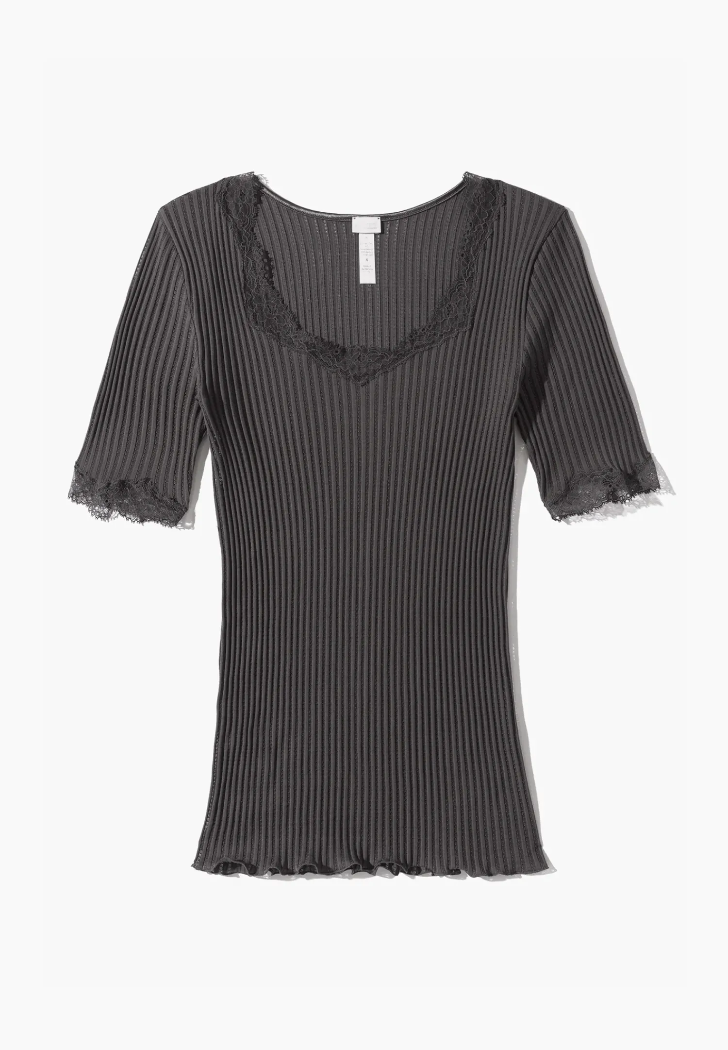 Zimmerli T-Shirts>Maudeprive Shirtkurzarm-Graphitegrey