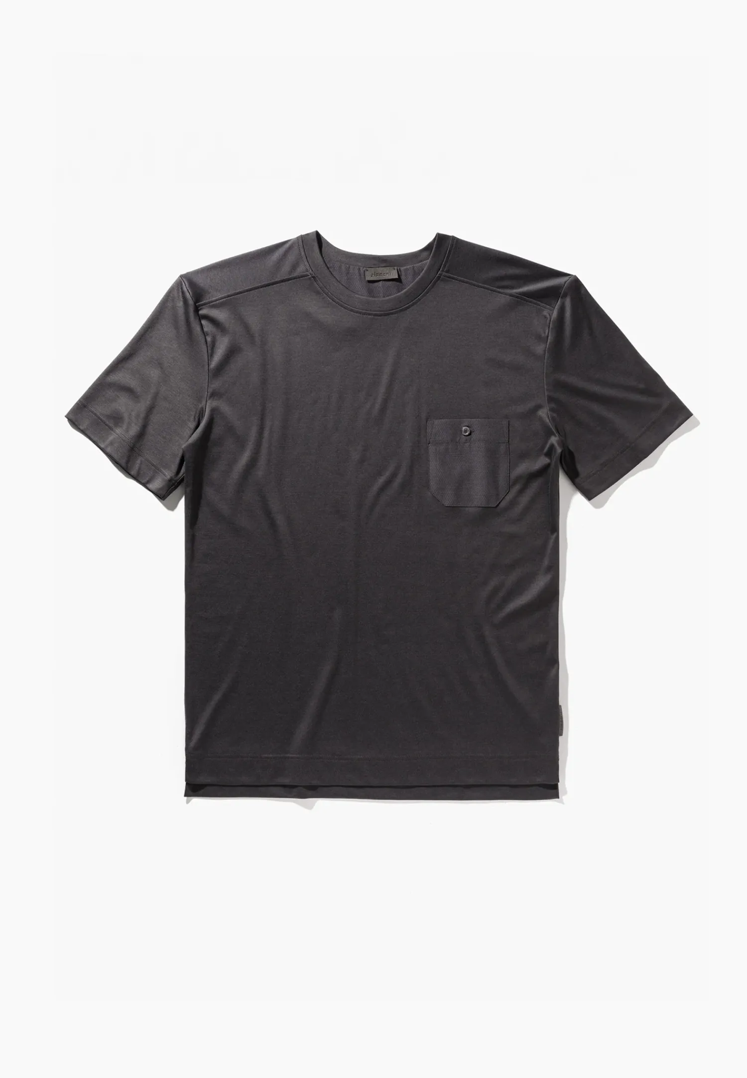 Zimmerli T-Shirts>Modernlounge Shirtkurzarm-Phantom