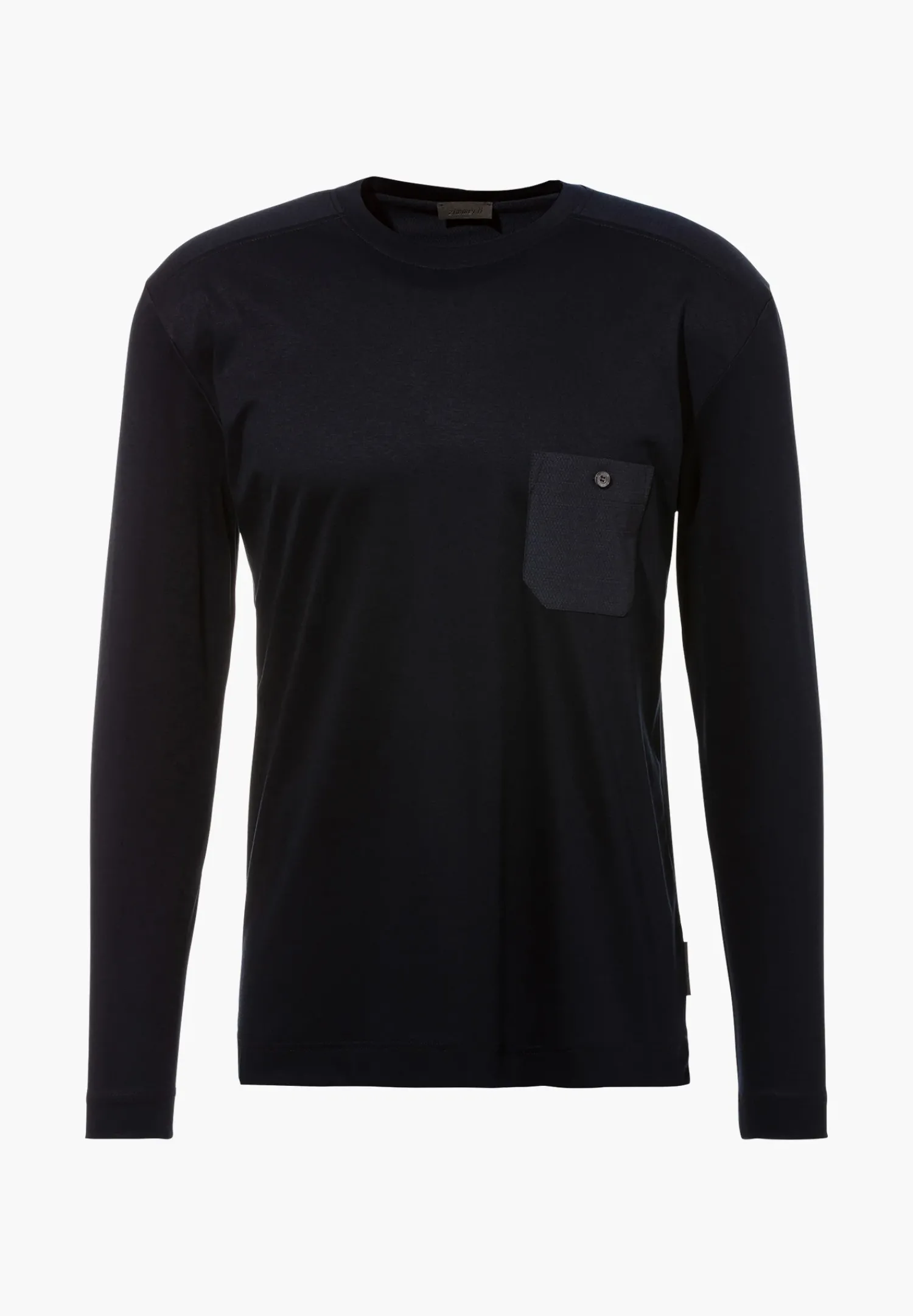 Zimmerli T-Shirts>Modernlounge Shirtlangarm-Midnight