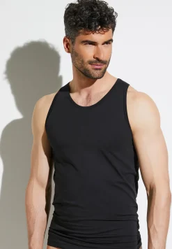 Zimmerli Tank Tops>Purecomfort Black