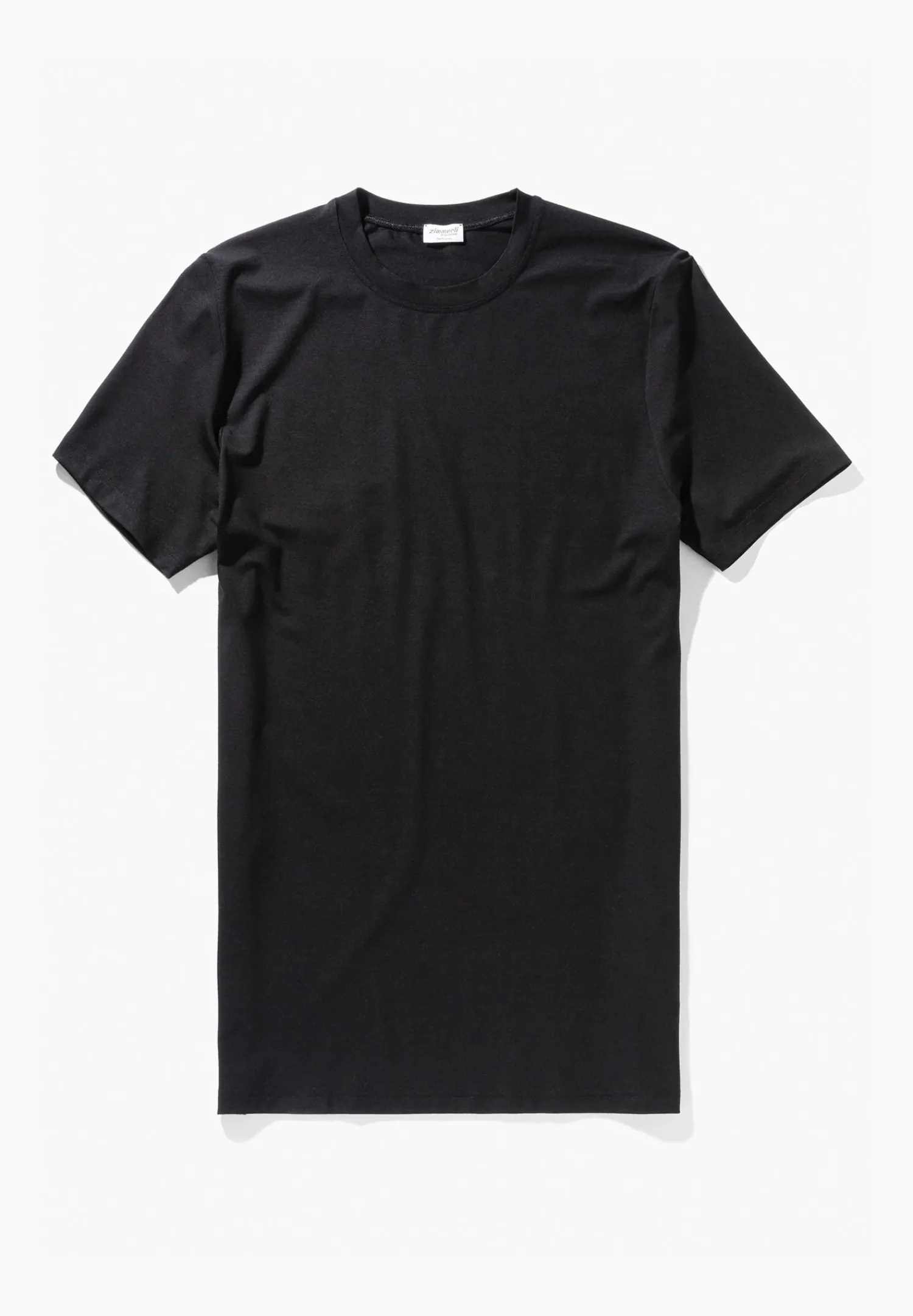 Zimmerli T-Shirts>Pureness Shirtkurzarm-Black
