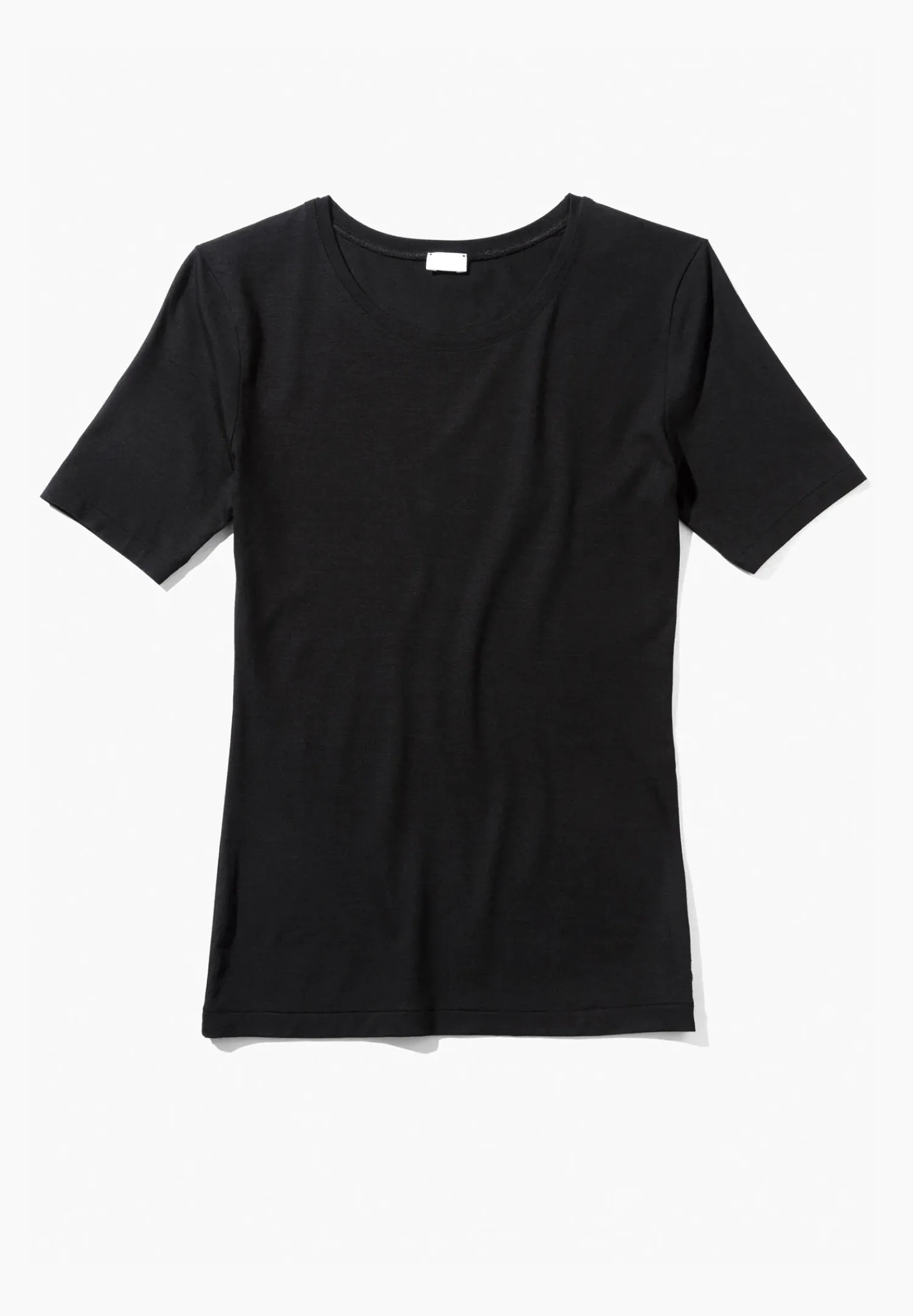 Zimmerli T-Shirts>Pureness Shirtkurzarm-Black