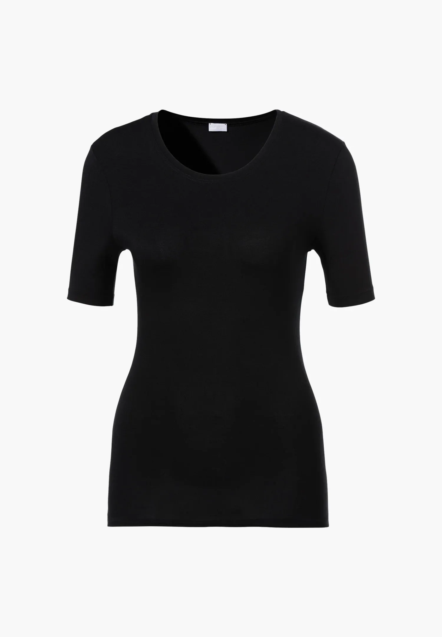Zimmerli T-Shirts>Pureness Shirtkurzarm-Black