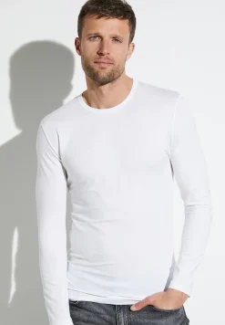 Zimmerli T-Shirts>Pureness Shirtlangarm-White