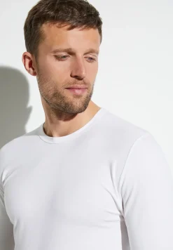 Zimmerli T-Shirts>Pureness Shirtlangarm-White
