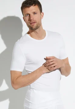 Zimmerli T-Shirts>Pureness Shirtkurzarm-White