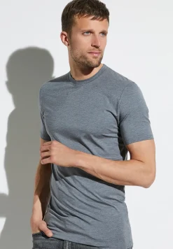 Zimmerli T-Shirts>Pureness Shirtkurzarm-Greymelange