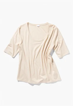 Zimmerli T-Shirts>Pureness Shirtkurzarm-Oatmeal
