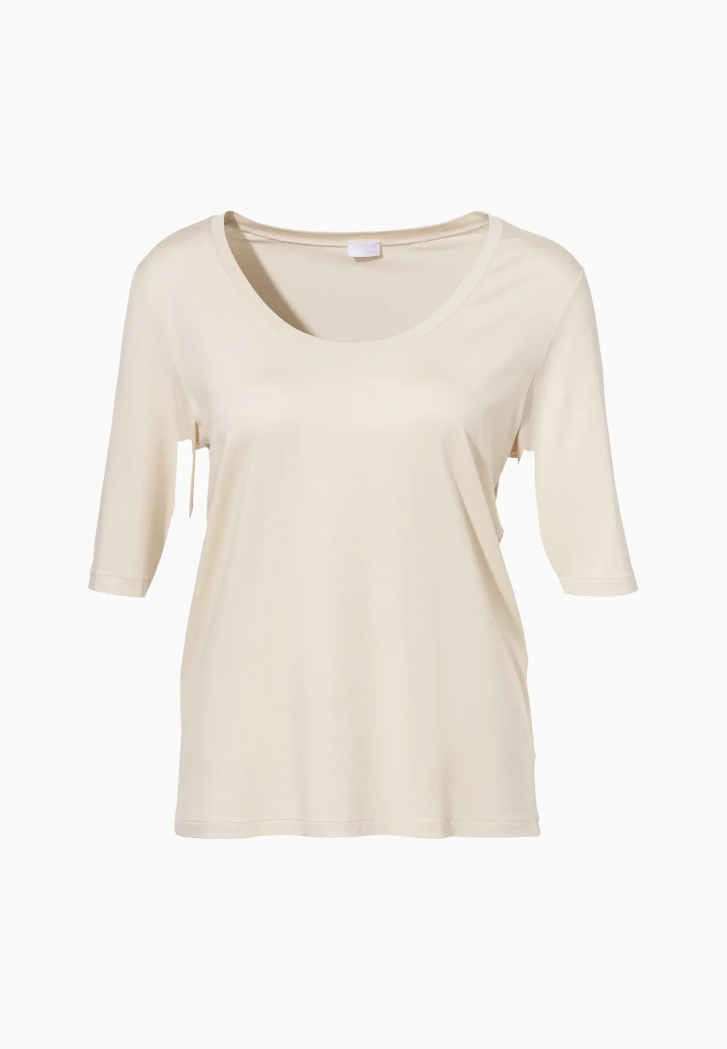 Zimmerli T-Shirts>Pureness Shirtkurzarm-Oatmeal