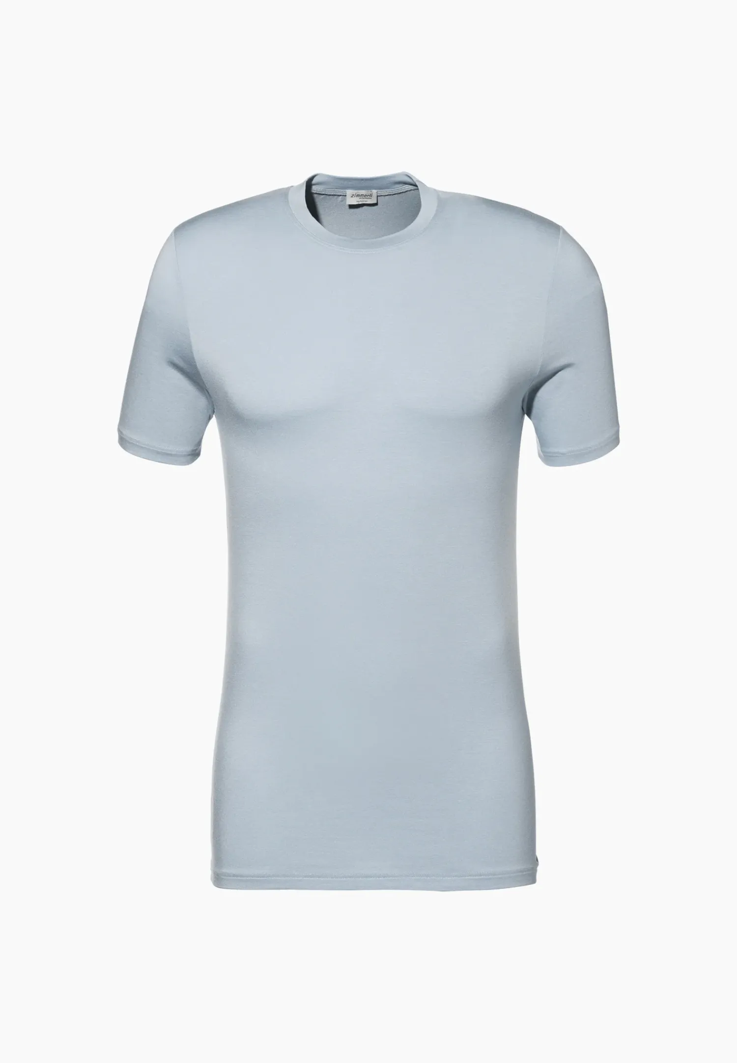 Zimmerli T-Shirts>Pureness Shirtkurzarm-Skyblue
