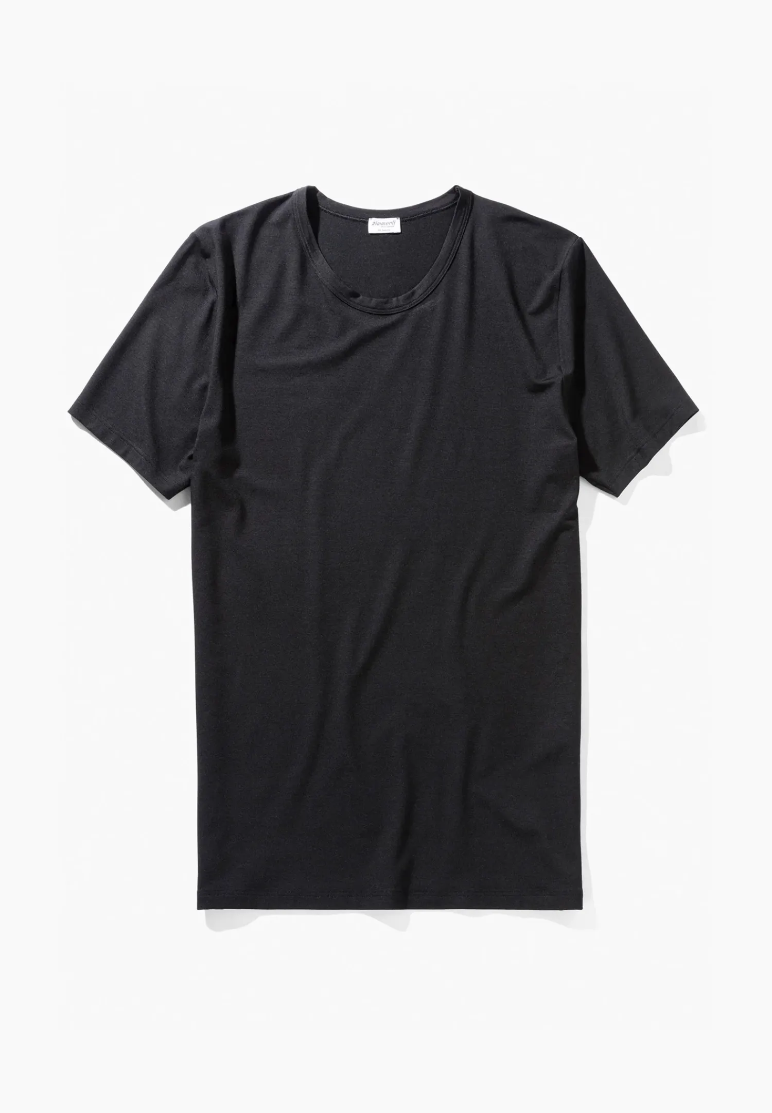 Zimmerli T-Shirts>Pureness Shirtkurzarm-Black