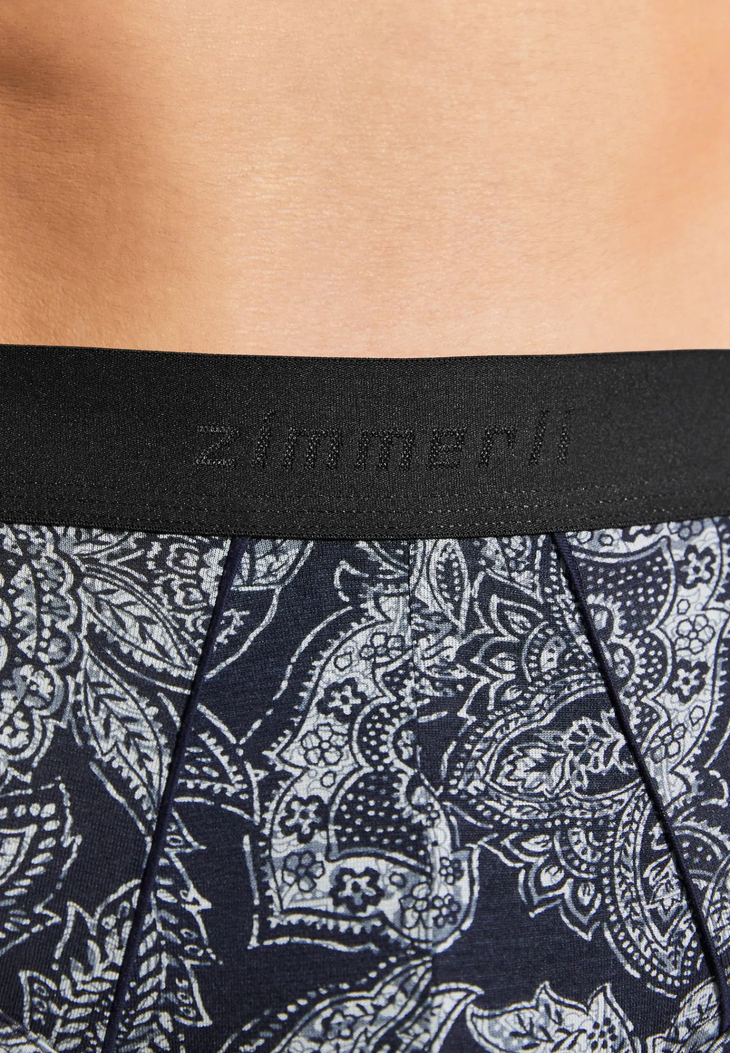 Zimmerli Slips>Purenessprint Paisleyblue