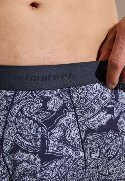 Zimmerli Boxer Briefs>Purenessprint Paisleyblue