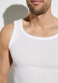 Zimmerli Tank Tops>Richelieu White