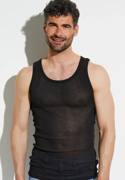 Zimmerli Tank Tops>Richelieu Black