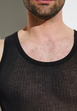 Zimmerli Tank Tops>Richelieu Black