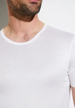 Zimmerli T-Shirts>Royalclassic Shirtkurzarm-White