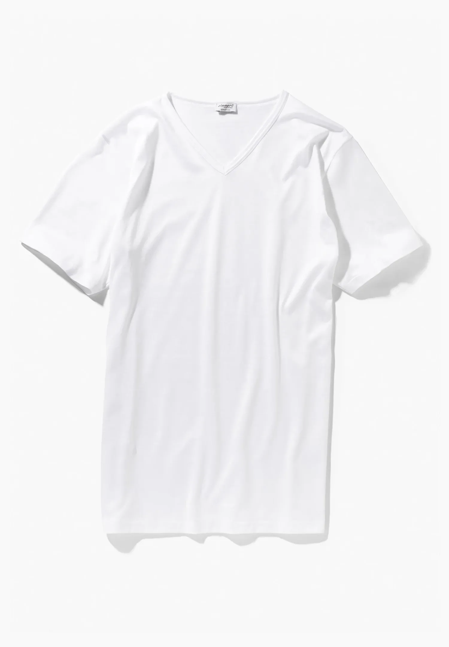 Zimmerli T-Shirts>Royalclassic Shirtkurzarmv-Ausschnitt-White