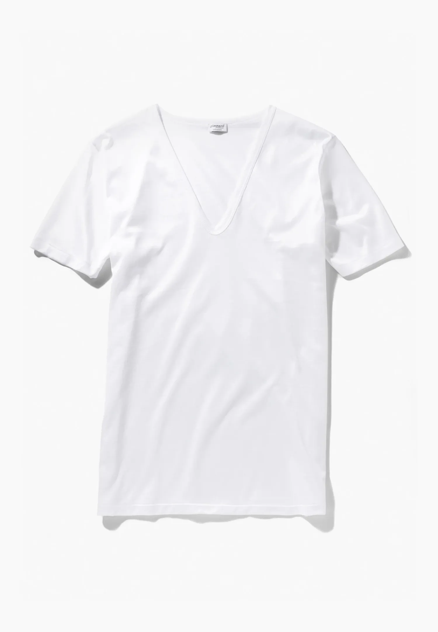 Zimmerli T-Shirts>Royalclassic Shirtkurzarmv-Ausschnitt-White
