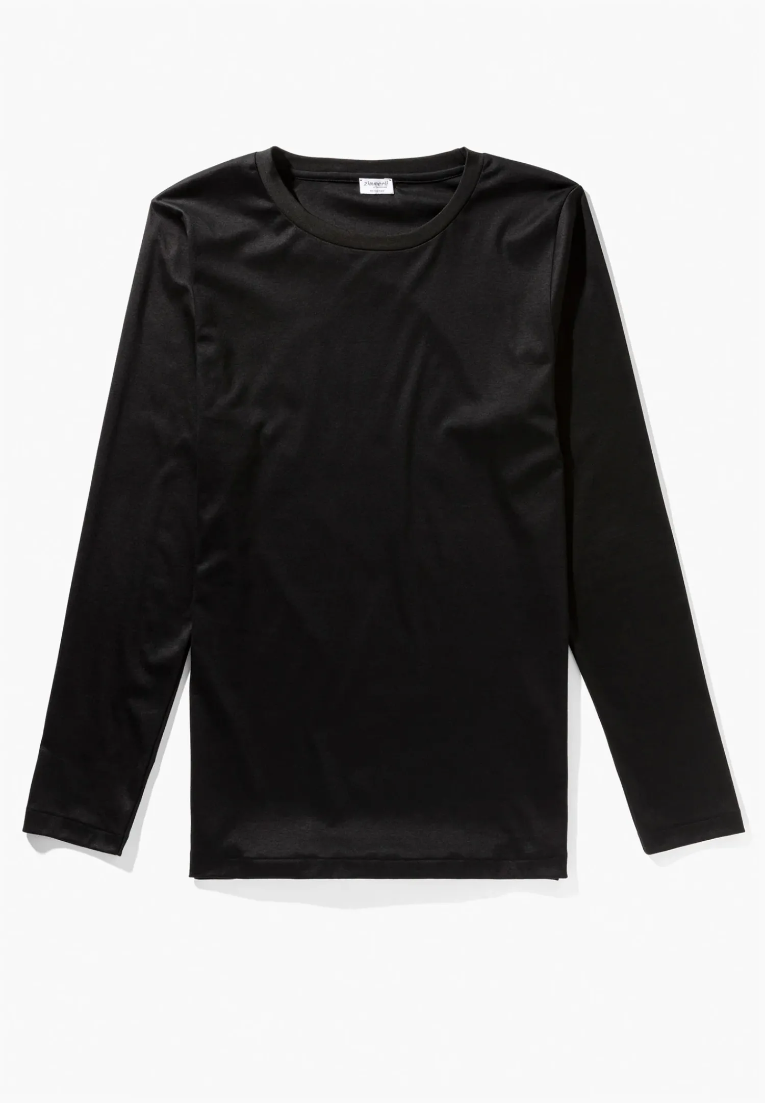 Zimmerli T-Shirts>Seaisland Shirtlangarm-Black