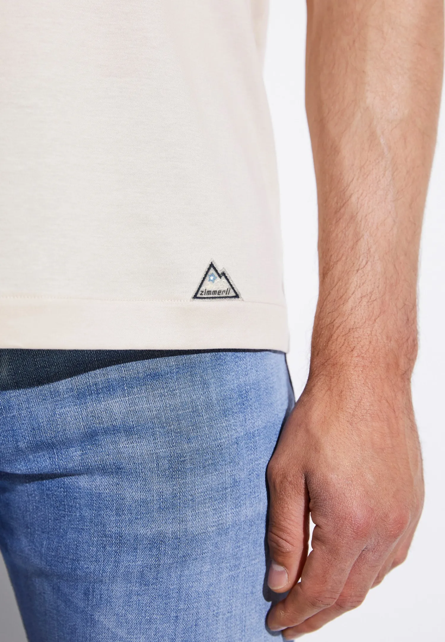 Zimmerli T-Shirts>Seaisland Shirtkurzarm-Oatmeal