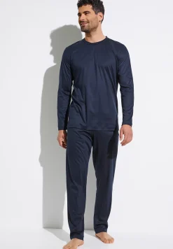 Zimmerli Pyjamas>Seaisland Twilightblue