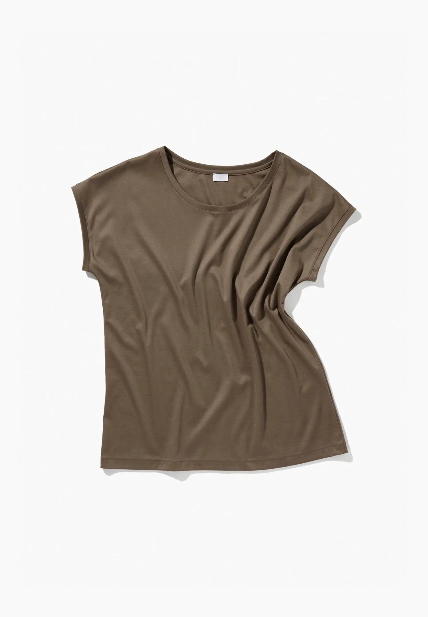 Zimmerli T-Shirts>Seaisland Shirtkurzarm-Moos