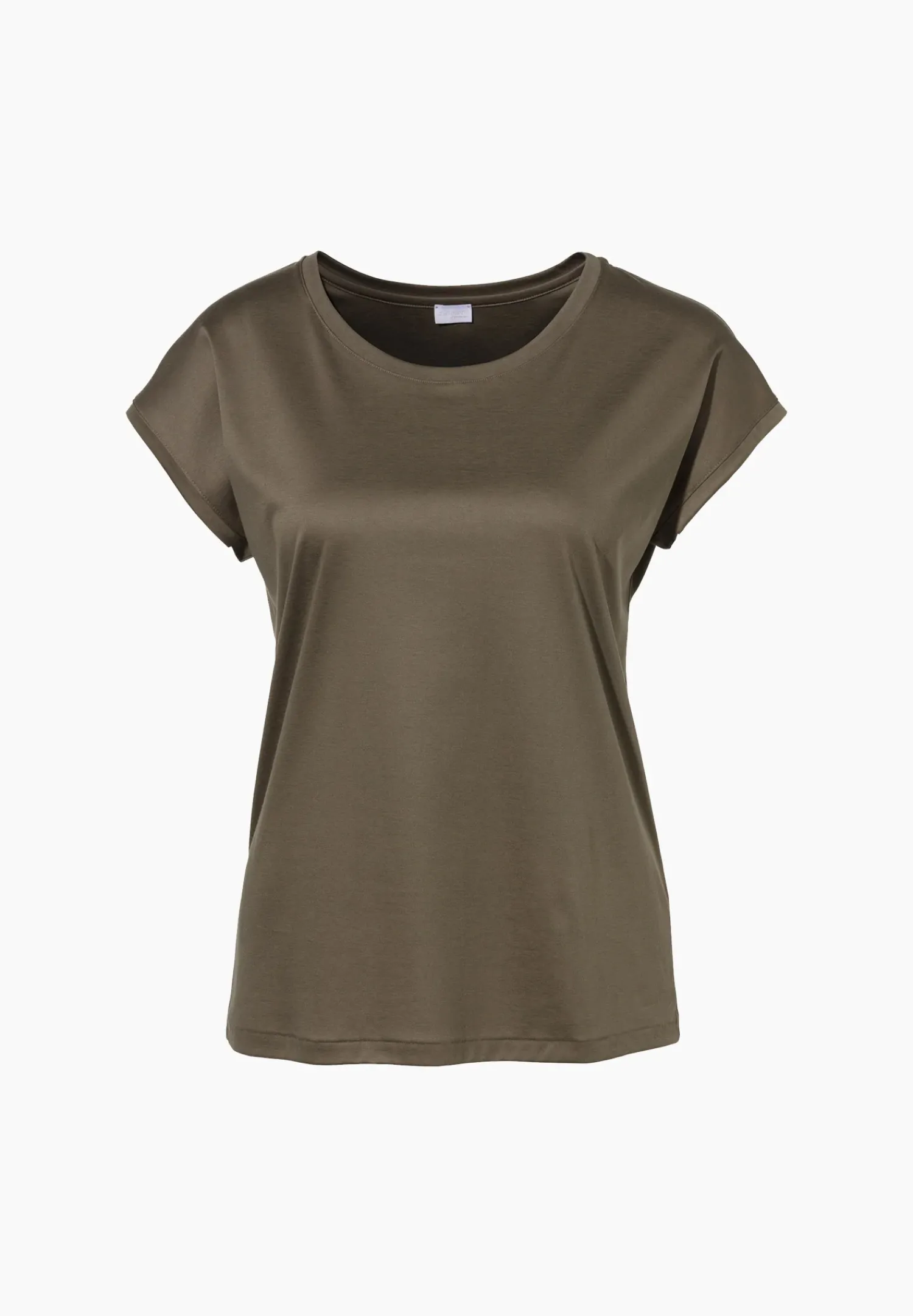 Zimmerli T-Shirts>Seaisland Shirtkurzarm-Moos