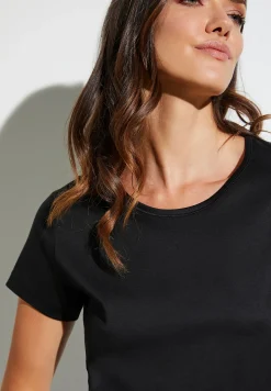 Zimmerli T-Shirts>Seaisland Shirtkurzarm-Black