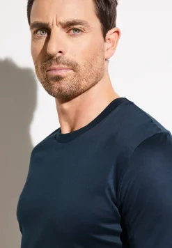 Zimmerli T-Shirts>Seaisland Shirtkurzarm-Twilightblue