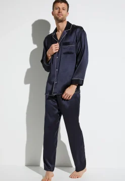 Zimmerli Pyjamas>Silknightwear Navy