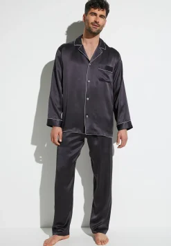 Zimmerli Pyjamas>Silknightwear Anthrazit