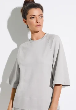 Zimmerli Pullover>Summerlounge Shirt3/4-Armel-Lightgrey