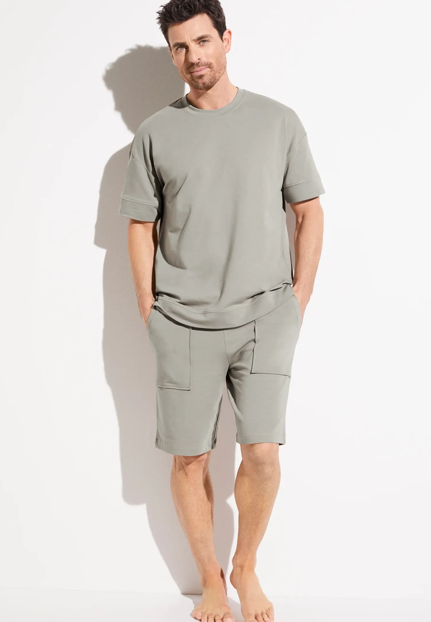 Zimmerli T-Shirts>Summerlounge Shirtkurzarm-Teak