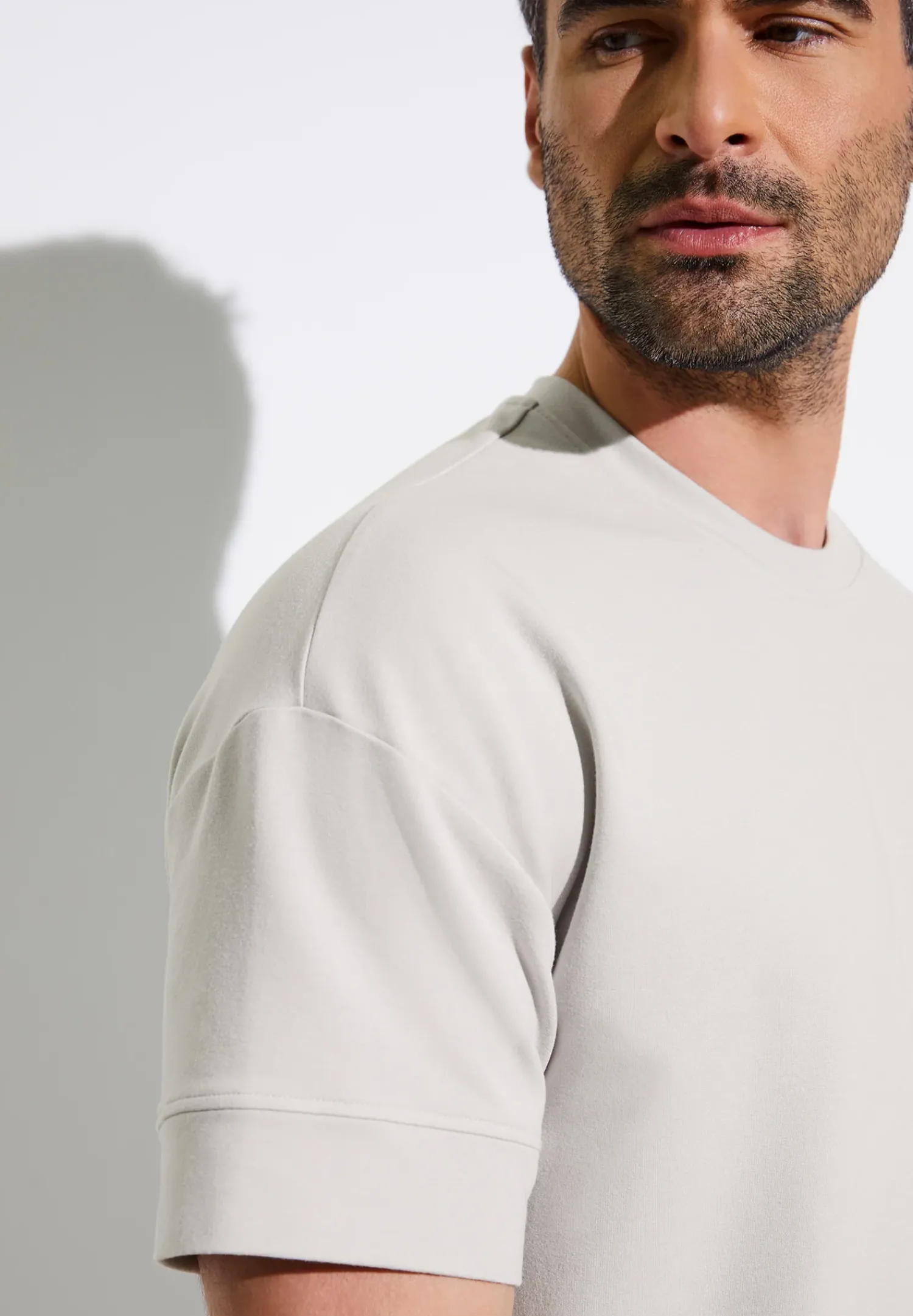 Zimmerli T-Shirts>Summerlounge Shirtkurzarm-Lightgrey