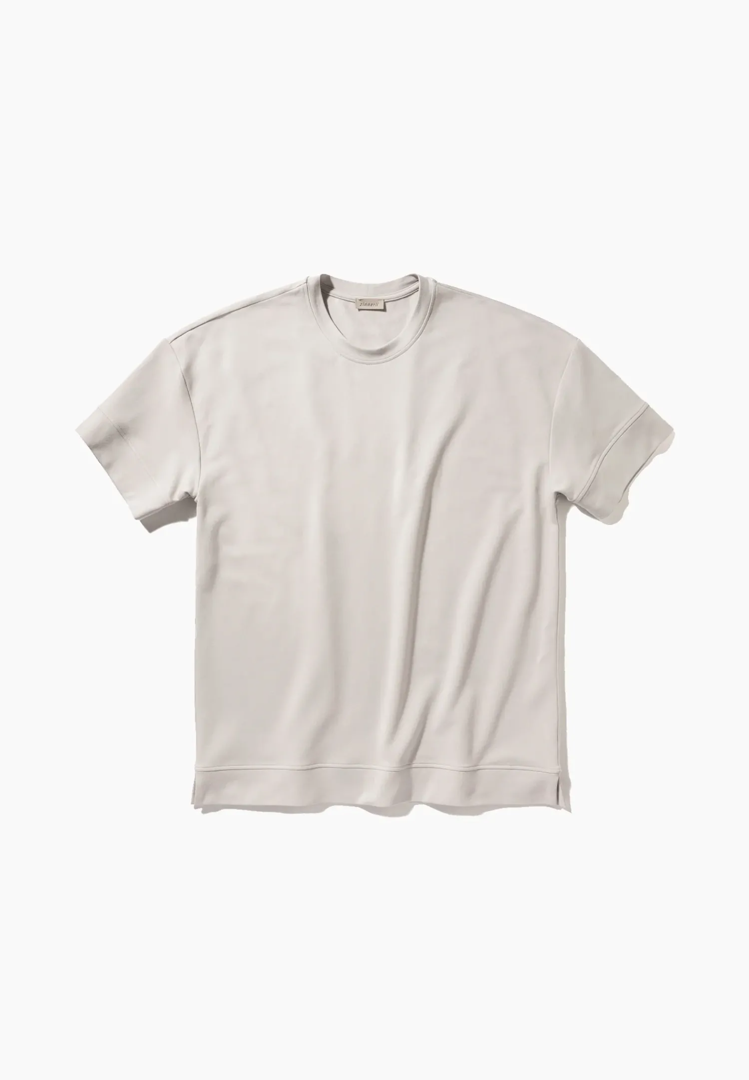 Zimmerli T-Shirts>Summerlounge Shirtkurzarm-Lightgrey
